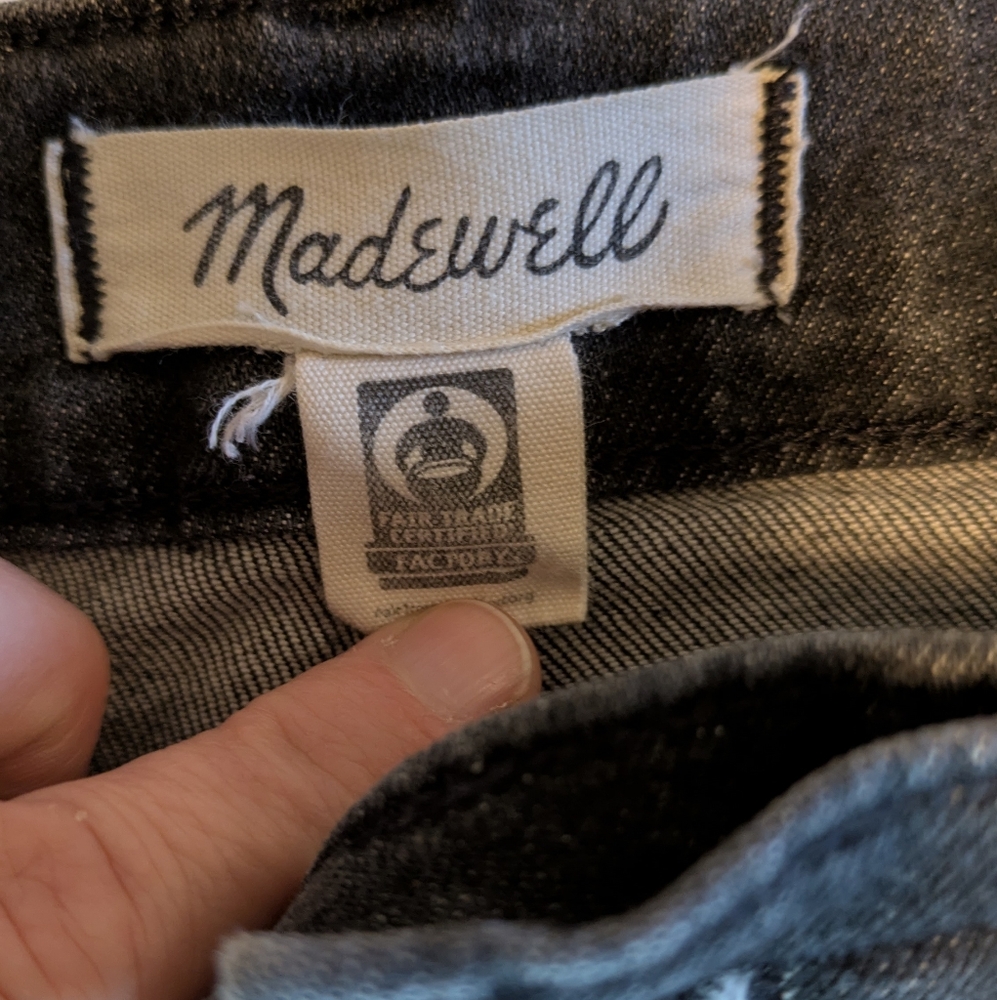Madewell Gray Vintage Crop Jeans - Picture 4 of 7